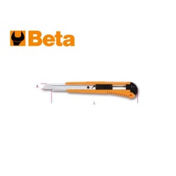 Vágókés BETA dekorkés 9 mm-es 3 db 9 mm letörhető pengével (1770A) Vágókés BETA dekorkés 9 mm-es 3 db 9 mm letörhető pengével (1770A)