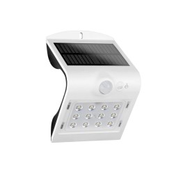 Solar falilámpa 12 led 220 lumen 1.5W IP54 szenzoros ELMARK ( 98SOL200 )