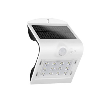 Solar falilámpa 12 led 220 lumen 1.5W IP54 szenzoros ELMARK ( 98SOL200 )