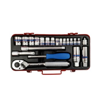 Dugókulcs készlet 1/4" - 3/8" 21 részes King Tony (5522MR) Dugókulcs készlet 1/4" - 3/8" 21 részes King Tony (5522MR)