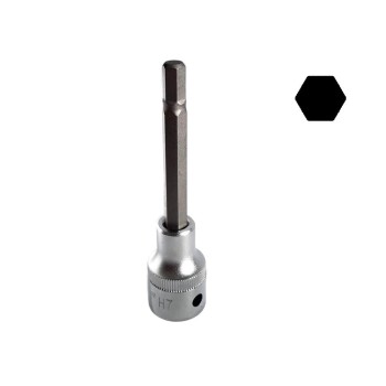 Rátűzőkulcs - crowa+bit 1/2&quot; imbusz 7 mm, hosszú (S09H4307)