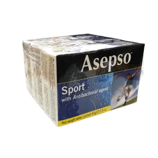 Szappan 3 db-os Asepso Sport ANTIBAKTERIÁLIS szappan 3x80 g (8212JM5)