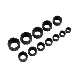 Csavarkiszedő adapter klt. 65%-ig sérült, lesarkalt csavarhoz 8-19 mm (LAS-7524) Csavarkiszedő adapter klt. 65%-ig sérült, lesarkalt csavarhoz 8-19 mm (LAS-7524)