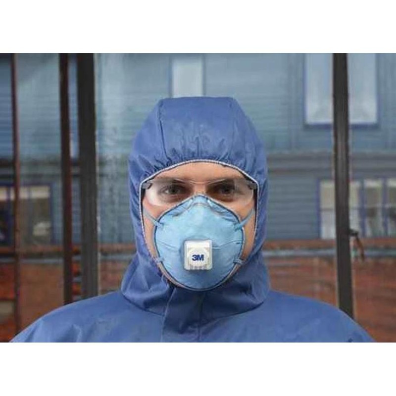 Légzésvédő maszk - FFP2 - szelepes - fejpánttal - 3M - profi (9926) - RAKTÁRON ! (9926)