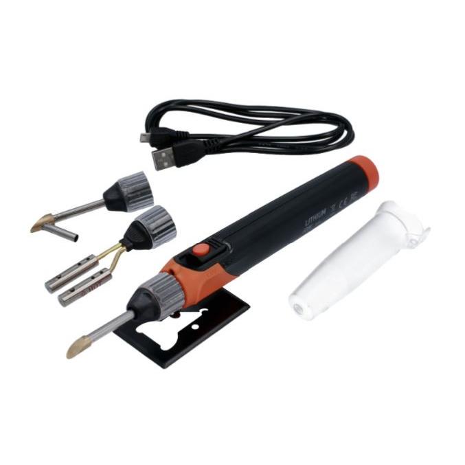 Műanyag hegesztő készlet - újratölthető, 14 részes - Power Tec (PWT-92549)