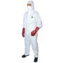 Védőruha-kapucnis kémiai 5/6-os OVERÁL eldobható XXL-es - Fehér (PT-VRKO-XXL-F)