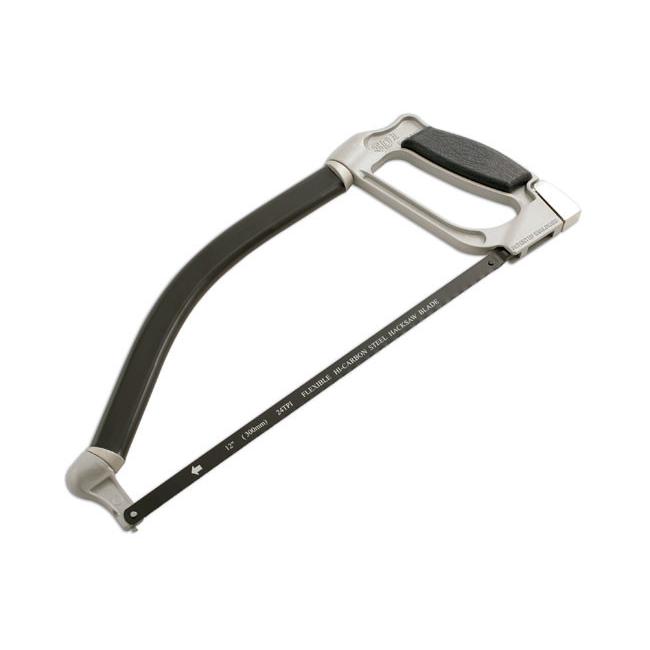 Fémfűrész 300 mm alacsony profilú, 180°-ban forg.- Laser (LAS-3376)