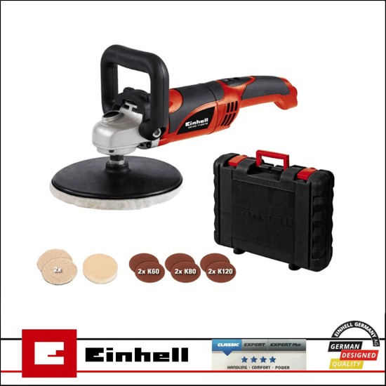 Polírozógép 1100 W 180 mm + koffer Einhell (CC-PO 1100/1 E)