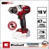 Fúró-csavarozó, akkus 18V - akku nélkül - 47 Nm - Einhell (TE-CD 18 Li E-Solo)
