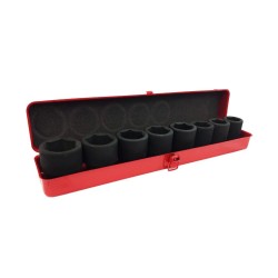 Légkulcsfej klt. 3/4" 8 db-os COLOS 1" - 1-1/2" 6 lapú rövid - Genius (CM-608S) Légkulcsfej klt. 3/4" 8 db-os COLOS 1" - 1-1/2" 6 lapú rövid - Genius (CM-608S)