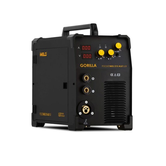 Hegesztő inverter Gorilla Pocketpower MIG 215 Aluflux (80POCMIG215)