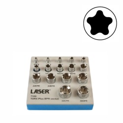 Dugókulcs klt. Torx Plus EPR ötágú 16r. (LAS-7189) Dugókulcs klt. Torx Plus EPR ötágú 16r. (LAS-7189)