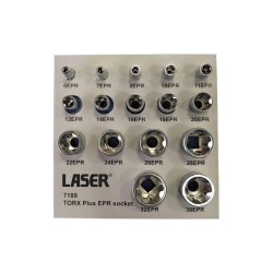 Dugókulcs klt. Torx Plus EPR ötágú 16r. (LAS-7189) Dugókulcs klt. Torx Plus EPR ötágú 16r. (LAS-7189)