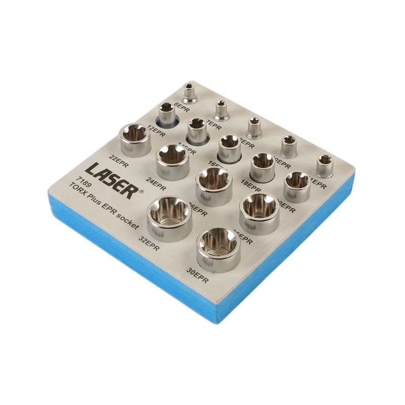 Dugókulcs klt. Torx Plus EPR ötágú 16r. (LAS-7189)