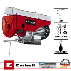 Csörlő elektromos drótköteles 1000W Max. 500 kg - Einhell (TC-EH 500) Csörlő elektromos drótköteles 1000W Max. 500 kg - Einhell (TC-EH 500)
