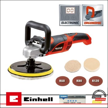 Polírozógép 1100 W 180 mm - koffer nélkül - Einhell (CC-PO 1100/2 E) Polírozógép 1100 W 180 mm - koffer nélkül - Einhell (CC-PO 1100/2 E)