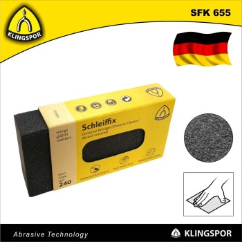Csiszolóhasáb, rugalmas 80x50x20 mm P240 - SFK 655 KLN (KLN-13803) Csiszolóhasáb, rugalmas 80x50x20 mm P240 - SFK 655 KLN (KLN-13803)