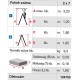 Alu lépcsőfokos sokcélú állólétra 2 x 7 Fokos - STABILO- (124753)