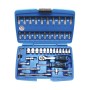 Dugókulcs készlet, 1/4", 46 részes (BGS-2145)