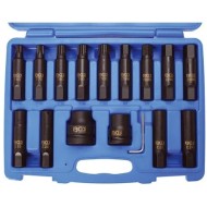 16 részes bitkészlet légkulcshoz, 3/4'', 1'', króm-molibdén (BGS-5246) 16 részes bitkészlet légkulcshoz, 3/4'', 1'', króm-molibdén (BGS-5246)