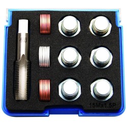 BGS 157 olajleeresztő csavar menetjavító készlet – M15x1.5 BGS 157 olajleeresztő csavar menetjavító készlet – M15x1.5