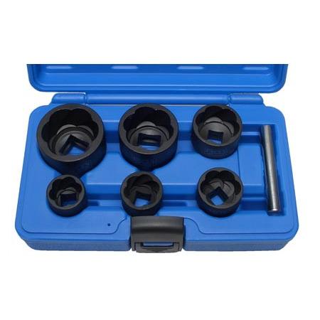 BGS Technic dugókulcs készlet sérült anyákhoz BGS‑5268 1/2''+3/4'' 22‑41 mm