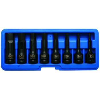 BGS technic 5481 levegős imbuszkulcs készlet 5–19 mm – 1/2'' drive, 8 részes