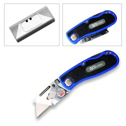 Összecsukható kés trapéz pengével, 145 mm (BGS-50605) Összecsukható kés trapéz pengével, 145 mm (BGS-50605)