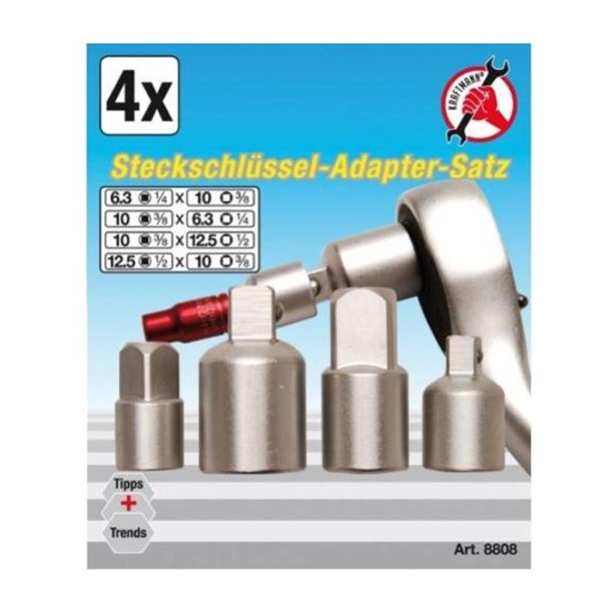 Adapter készlet 4 részes (BGS-8808)