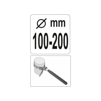 YATO Olajszűrő leszedő szalagos 100-200 mm (YT-0825)