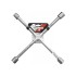 YATO Keresztkulcs 17 x 19 x 21 x 22 mm CrV (YT-0800) YATO Keresztkulcs 17 x 19 x 21 x 22 mm CrV (YT-0800)