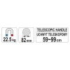 YATO Felszedő mágnes teleszkópos nyéllel 590-990 mm (YT-0860)