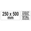 YATO Derékszög 500 x 250 mm inox (YT-7084)