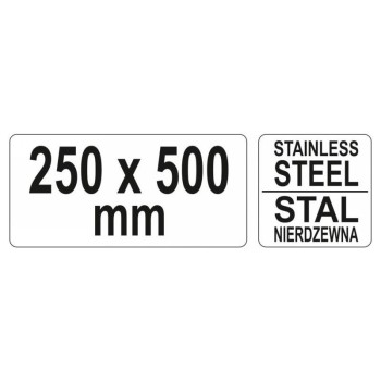 YATO Derékszög 500 x 250 mm inox (YT-7084)