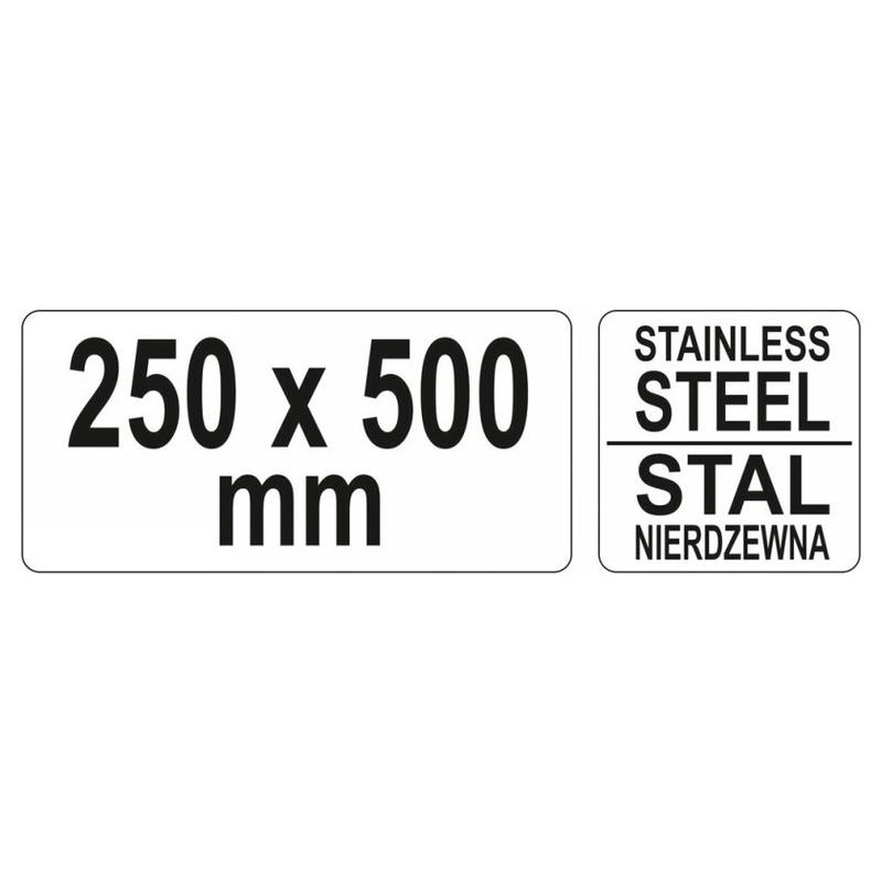 YATO Derékszög 500 x 250 mm inox (YT-7084)