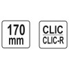 YATO Tömlőbilincs fogó 170 mm (YT-06475)