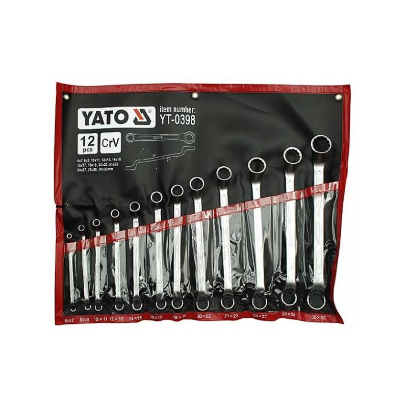 YATO Csillagkulcs készlet 12 részes 6-32 mm CrV (YT-0398) YATO Csillagkulcs készlet 12 részes 6-32 mm CrV (YT-0398)