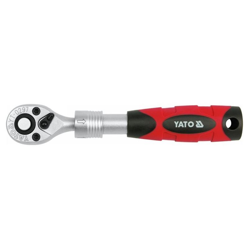 YATO Racsnis hajtószár 1/4' 150-200 mm 72T teleszkópos CrV (YT-0297)