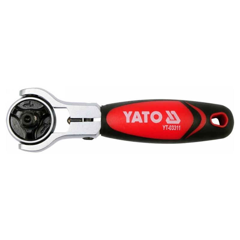 YATO Racsnis hajtószár 1/4' 72T 115 mm forgó fejes CrV (YT-03311) YATO Racsnis hajtószár 1/4' 72T 115 mm forgó fejes CrV (YT-03311)