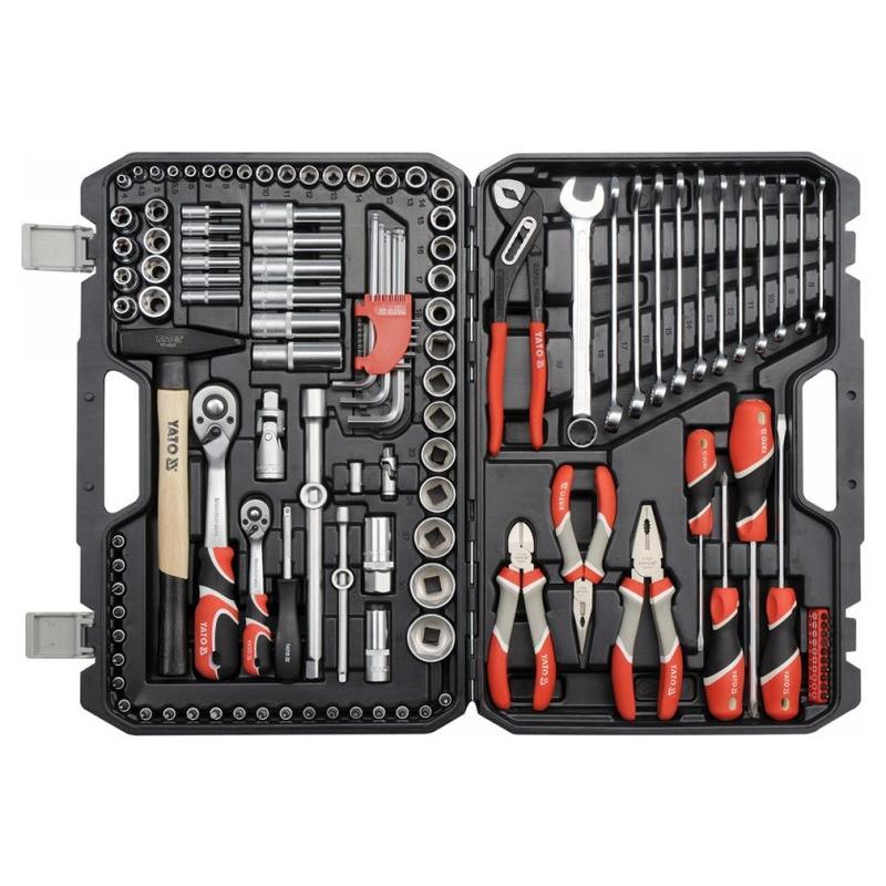 YATO 122 részes szerszámkészlet 1/4'' és 1/2'' CrV/CrMo – YT-38901