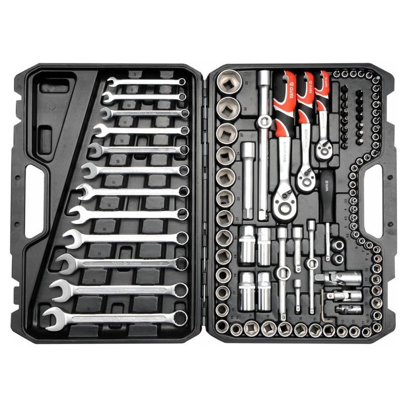 YATO Dugókulcs készlet 111 részes 1/4', 3/8', 1/2' CrV (YT-38831) YATO Dugókulcs készlet 111 részes 1/4', 3/8', 1/2' CrV (YT-38831)