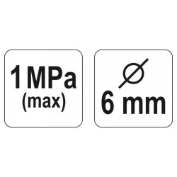 YATO Pumpafej 6 mm (kerék szelephez) (YT-2371) YATO Pumpafej 6 mm (kerék szelephez) (YT-2371)