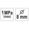 YATO Pumpafej 8mm (kerék szelephez) (YT-2372)