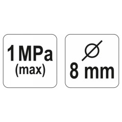 YATO Pumpafej 8mm (kerék szelephez) (YT-2372)