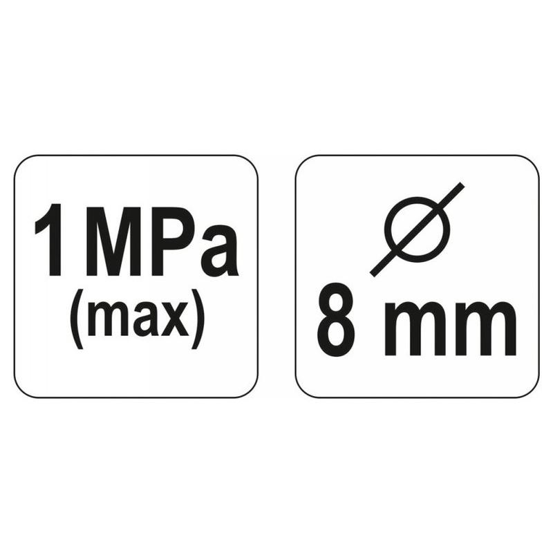YATO Pumpafej 8mm (kerék szelephez) (YT-2372)