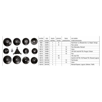 YATO Olajszűrő leszedő készlet 13 részes 3/8' (YT-0594) YATO Olajszűrő leszedő készlet 13 részes 3/8' (YT-0594)