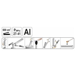 YATO YT-07042 karos zsírzópisztoly 600 ml, 27–41 MPa YATO YT-07042 karos zsírzópisztoly 600 ml, 27–41 MPa