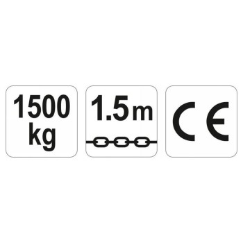 YATO Karos láncos emelő 1500 kg 1,5m (YT-58964) YATO Karos láncos emelő 1500 kg 1,5m (YT-58964)