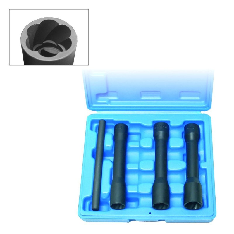 Speciális dugókulcs készlet, 1/2", 4-részes (BGS-5264)