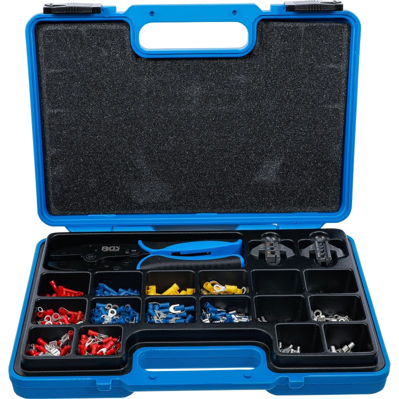 Fogó, saruzó - racsnis - érvéghüvelyre DIN 1.5-10 mm 1000 db-os klt. BGS(BGS-1411)